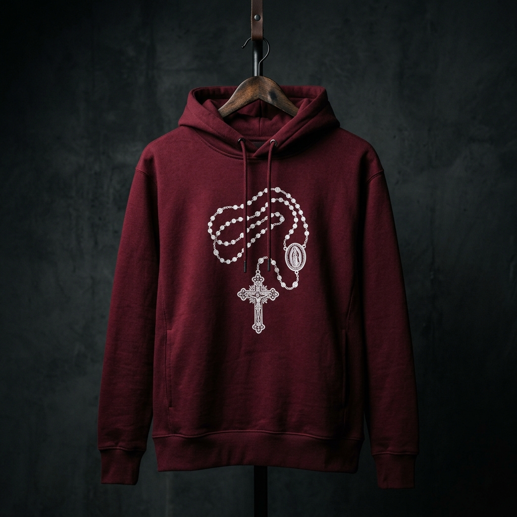 Holy Rosary Premium Hoodie